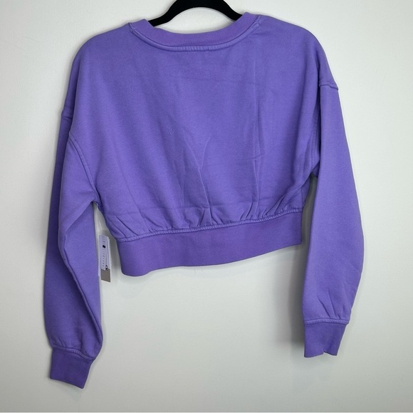NWT purple cropped sweater size small - Picture 2 of 4